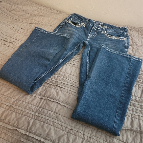 Womens Amethyst Size 5 Denim Bootcut Jeans - Picture 3 of 5